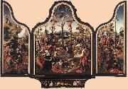 ENGELBRECHTSZ., Cornelis Crucifixion Altarpiece f USA oil painting artist